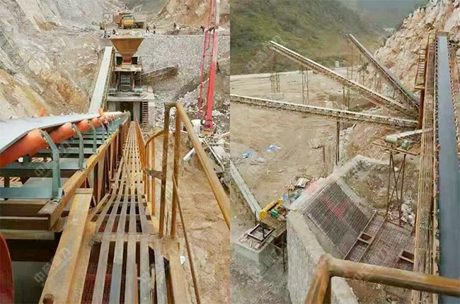 貴州長(zhǎng)順縣時(shí)產(chǎn)300噸石灰石破碎機(jī)生產(chǎn)線