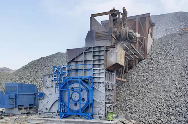 山西DLHGC臥式旋回破碎機破碎鐵礦石項目