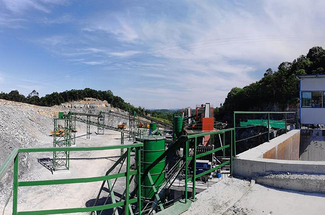 湖北長(zhǎng)陽(yáng)年產(chǎn)300萬(wàn)噸砂石礦山