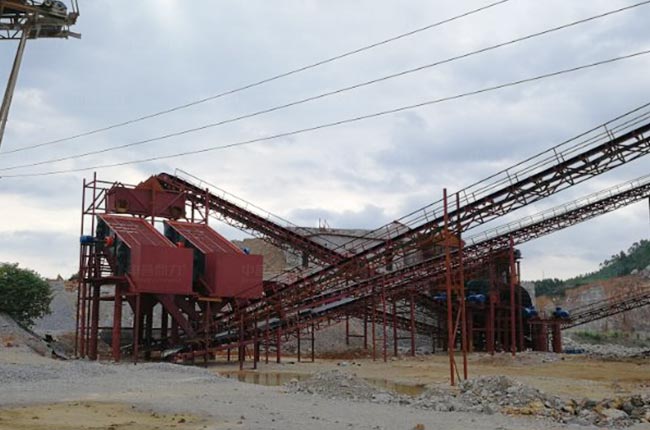 廣西柳州時產(chǎn)800噸石子加工生產(chǎn)線