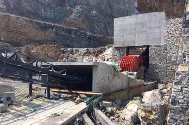 四川涼山時產(chǎn)1000噸混凝土骨料生產(chǎn)線