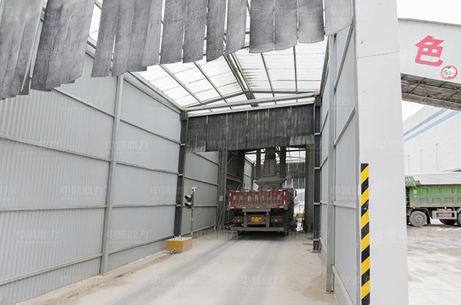 田溝項(xiàng)目自動裝車現(xiàn)場