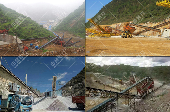 新鄉(xiāng)鼎力各地石灰石生產(chǎn)線現(xiàn)場
