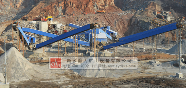 河南滎陽(yáng)時(shí)產(chǎn)1000噸砂石骨料生產(chǎn)線