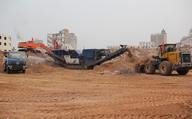 建筑垃圾破碎站 建筑垃圾破碎站