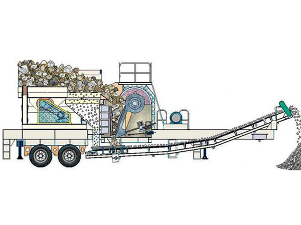 移動式破碎站結(jié)構(gòu) 移動式破碎站結(jié)構(gòu)