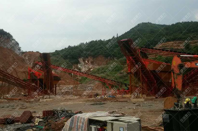 江西宜春時產(chǎn)1000噸石料生產(chǎn)線案例展示