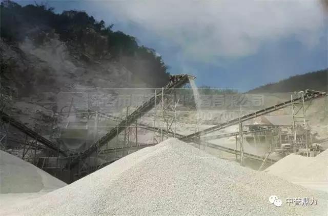 景洪段砂石骨料生產(chǎn)線