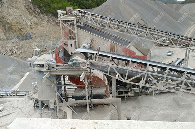 寧夏固原時(shí)產(chǎn)800噸石料生產(chǎn)線展示圖4