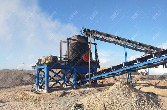寧夏靈武時(shí)產(chǎn)200噸砂石生產(chǎn)線現(xiàn)場案例展示3