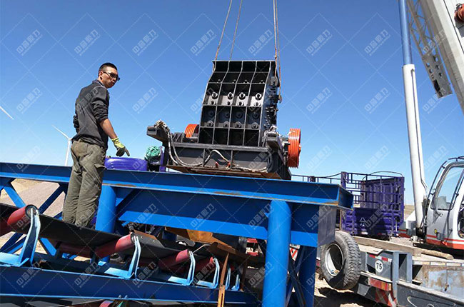 寧夏靈武時(shí)產(chǎn)200噸砂石生產(chǎn)線現(xiàn)場案例展示5