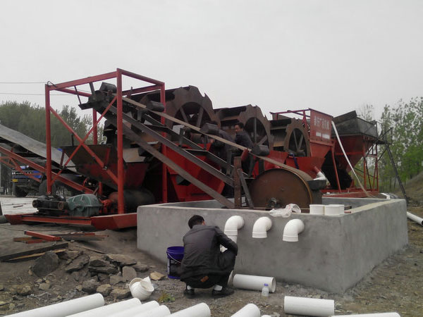 洗砂機(jī)安裝