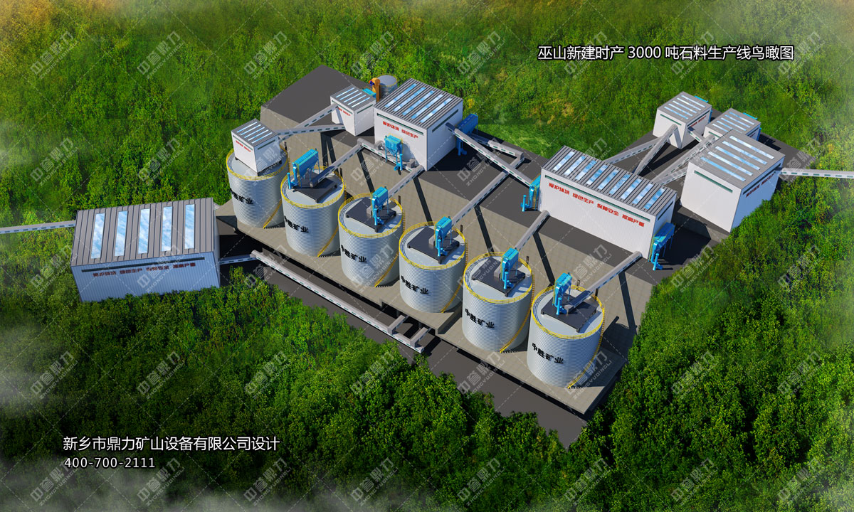 重慶巫山中勝礦業(yè)時(shí)產(chǎn)3000噸石料生產(chǎn)線