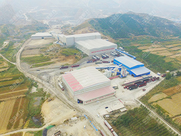 河北武安白沙時產(chǎn)3000噸石料生產(chǎn)線