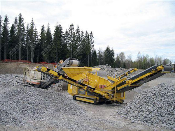 履帶式移動破碎站