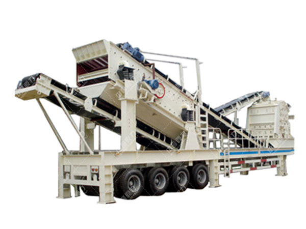 建筑輪胎式移動(dòng)破碎站