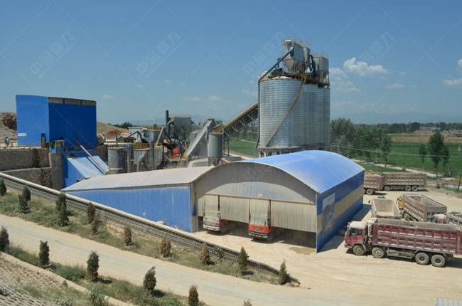 河北中聯(lián)水泥時產(chǎn)1000噸水泥骨料生產(chǎn)線