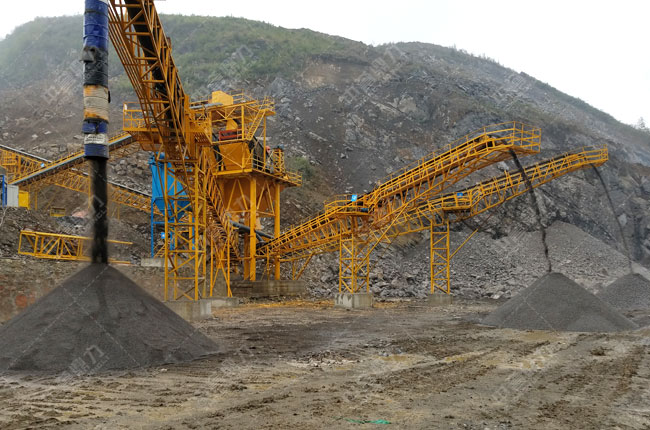 貴州遵義年產(chǎn)量150萬(wàn)噸砂石骨料生產(chǎn)線