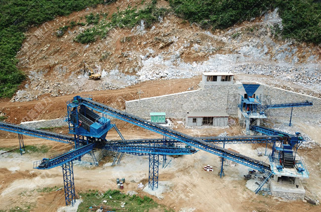 廣西南寧三聯(lián)采石有限公司時產(chǎn)400-500噸生產(chǎn)線