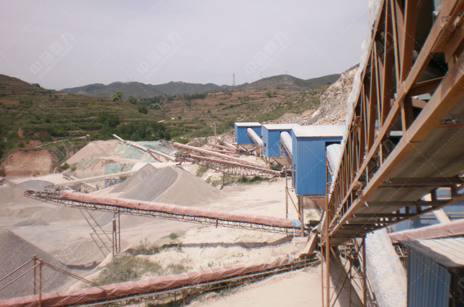 山西廣泰和礦業(yè)有限公司時產800噸碎石生產線