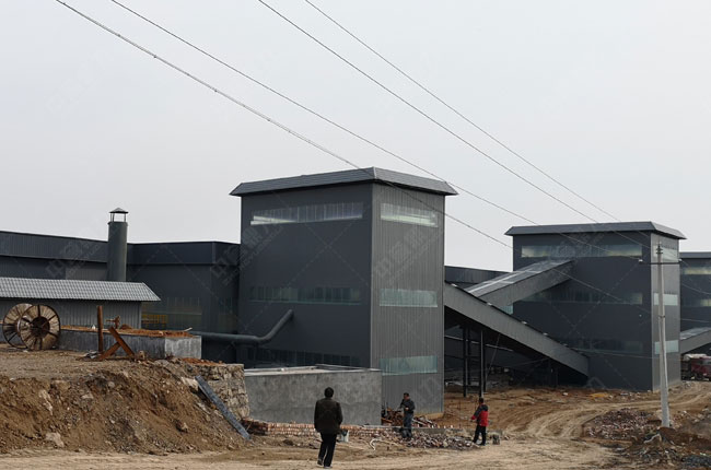 河南登封豐周建材時(shí)產(chǎn)700噸環(huán)保石子生產(chǎn)線