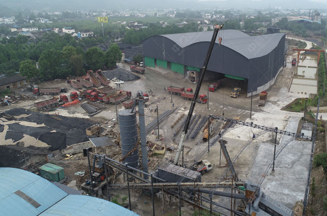 四川安州區(qū)泰倫150噸砂石加工生產(chǎn)線