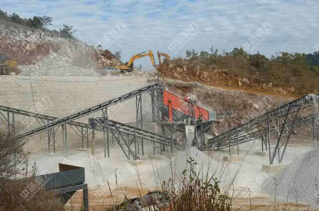 云南保山時產(chǎn)200噸砂石料生產(chǎn)線