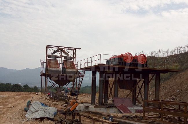 湖南懷化時(shí)產(chǎn)150噸機(jī)制砂生產(chǎn)線