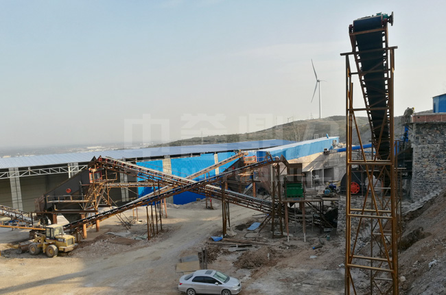 湖北荊門市時產(chǎn)300-350噸石料生產(chǎn)線